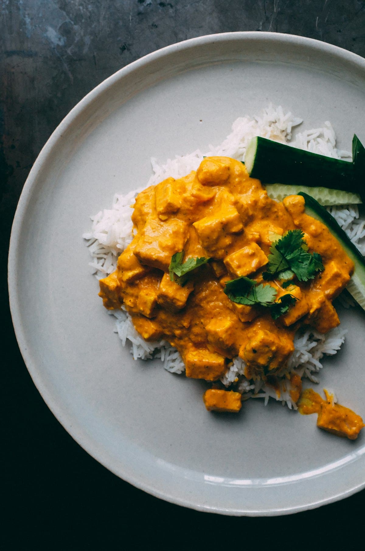 North Indian home-style tiffin food presentation